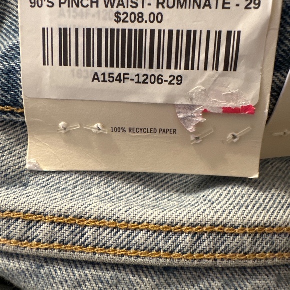 AGolde 90’s Pinch Waist Jeans Size 29 NWT - Picture 11 of 11